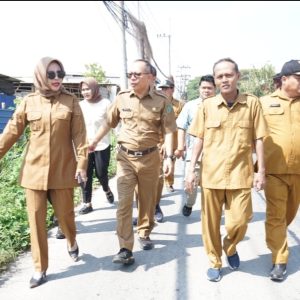 Wakil Bupati Sidoarjo Sidak Betonisasi di Lingkar Timur