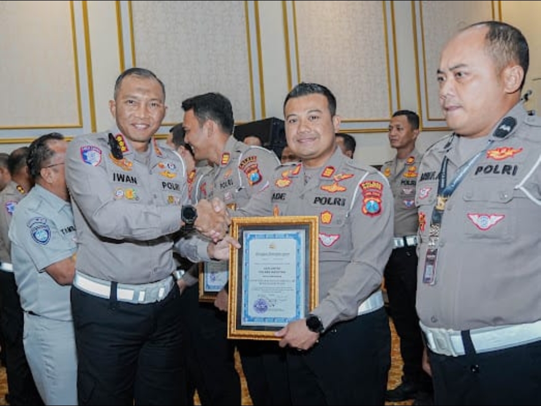 Satlantas Polres Magetan Raih Dua Penghargaan Dari Polda Jatim