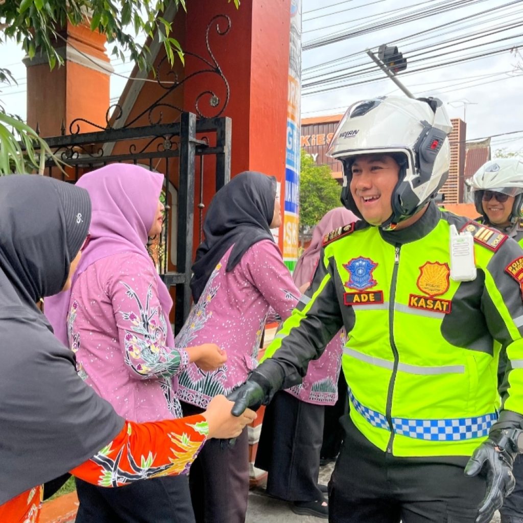 Satlantas Adakan Kegiatan Patroli Rawan Pagi di Seputaran Kota Magetan