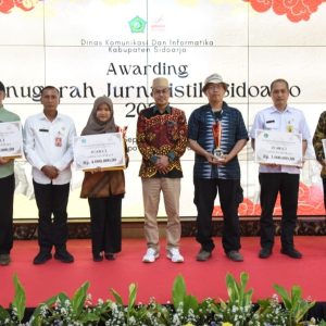 Pemkab Sidoarjo Beri Penghargaan Jurnalis Konten Kreator