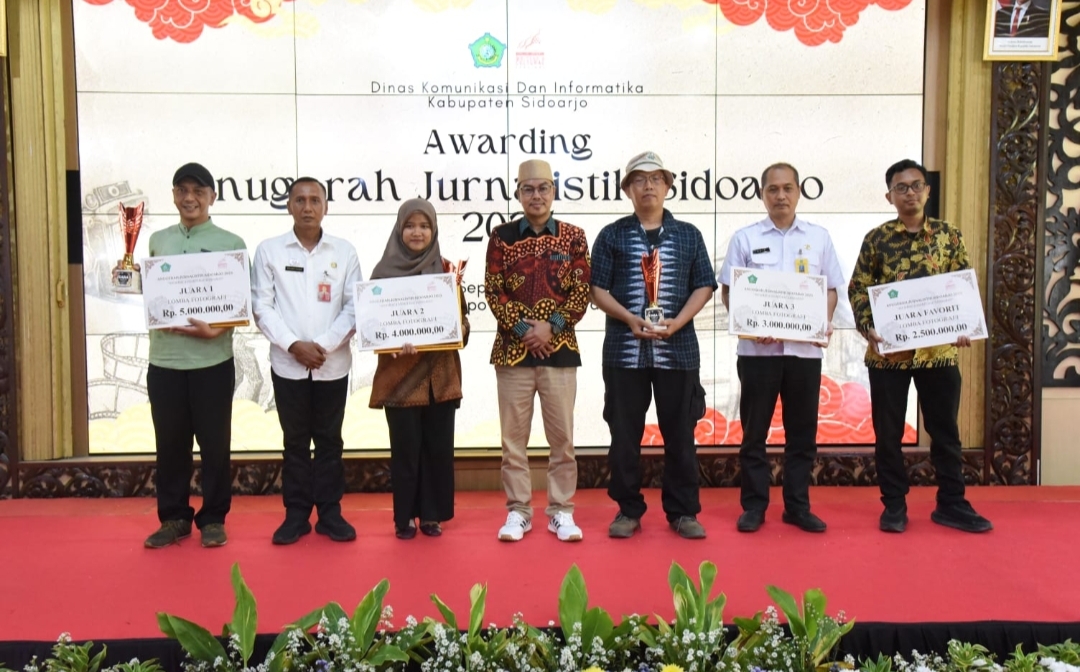 Pemkab Sidoarjo Beri Penghargaan Jurnalis Konten Kreator