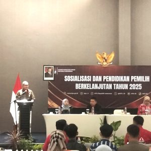 Romy Soekarno Berikan Sosialisasi dan Pendidikan Pemilih Berkelanjutan