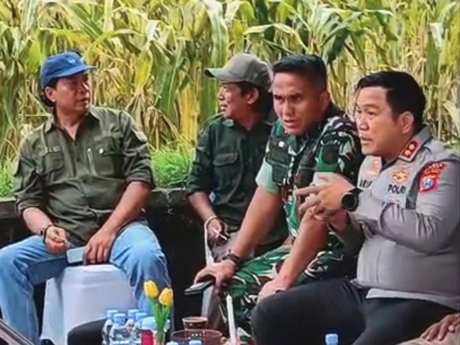 Wujudkan Ketahanan Pangan, Polres Blitar Gandeng CV Lang Buana Panen Jagung Jenis Unggul Kuartal III