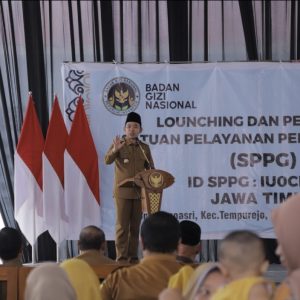 Mampu Layani 4000 Kotak, Bupati Fawait Resmikan SPPG di Wilayah Jember Selatan