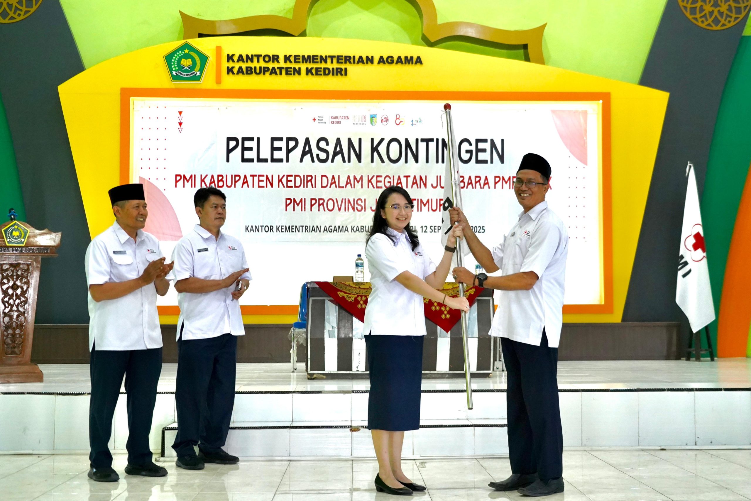 Mbak Cicha Berharap Kontingen PMR Kabupaten Kediri Ukir Prestasi di Jumbara Jawa Timur