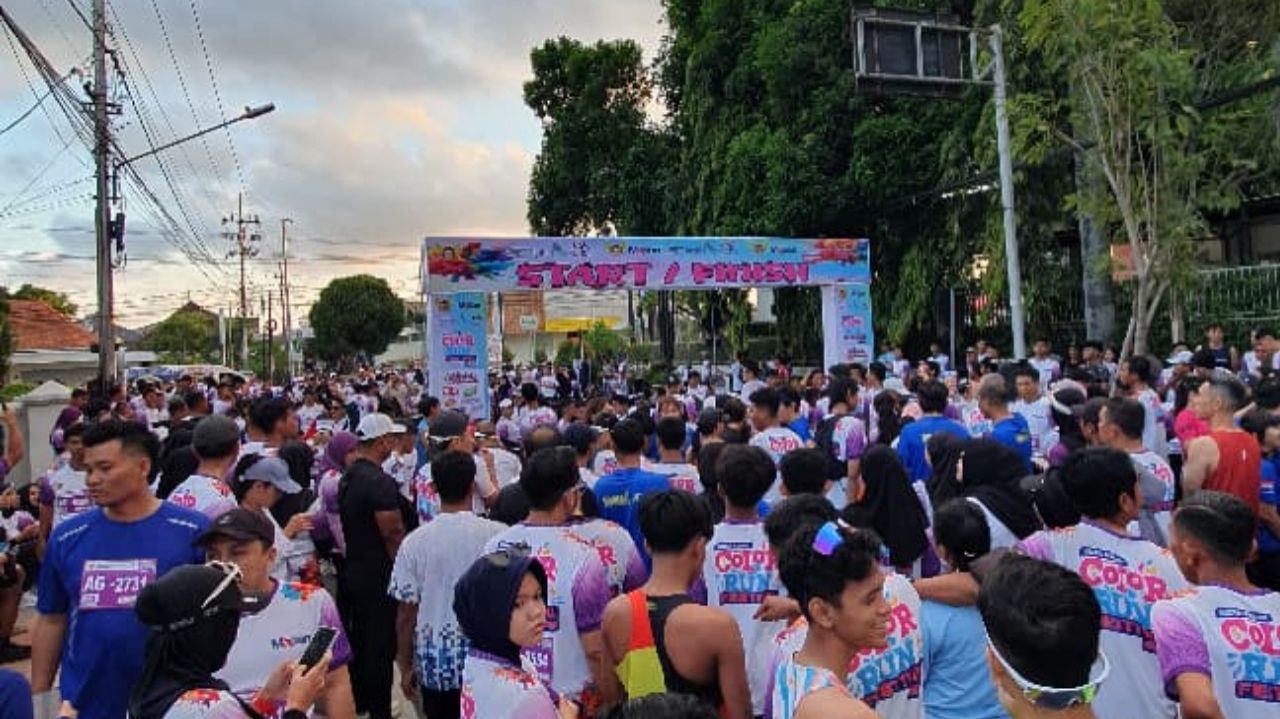 Keterlambatan Jersey Warnai Kota Kediri Mapan Color Run 2025, Panitia Minta Maaf