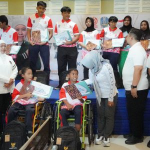 Wali Kota dan Gubernur Jatim Syukuran Haornas ke-42 Bersama Atlet Paralimpik