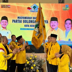 Sujono Teguh Wijaya Kembali Pimpin Golkar Kota Kediri Lewat Musda XI