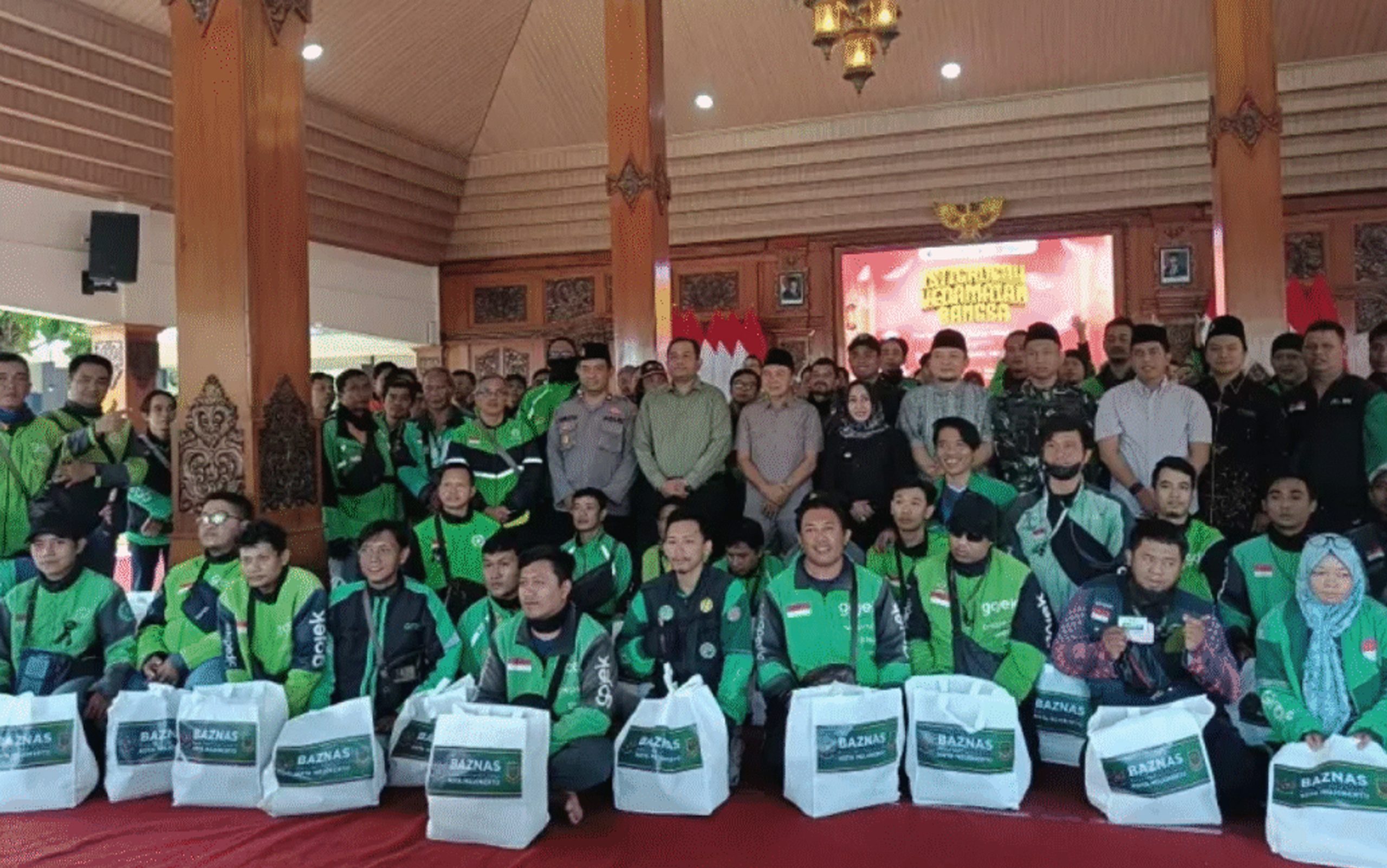 Jaga Damai Forkopimda Kota Mojokerto Gelar Istighosah Bersama Driver Ojol