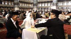 Puluhan Pasang Penganten Nikah Bareng di Masjid Istiqlal Jakarta
