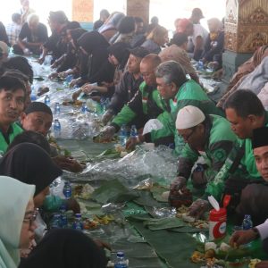 Doa Lintas Agama Bersama Ojol Jaga Kondusifitas Kabupaten Mojokerto