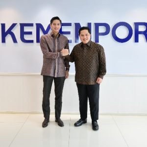 Menpora Erick Tohir dan PP Perbasi Bahas Roadmap Basket Menuju Olimpiade 2028