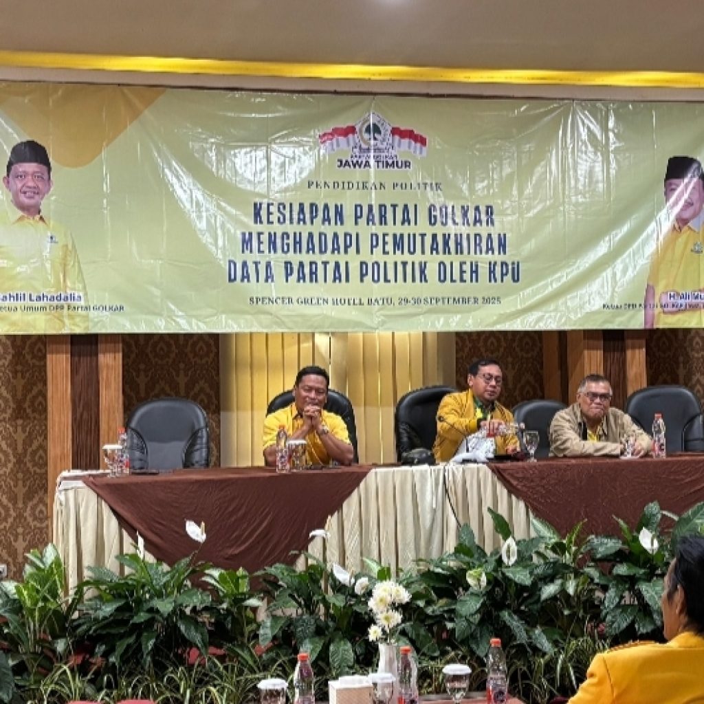 Golkar Jatim Bekali LO se-Jawa Timur, Tekankan Peran Strategis sebagai Narahubung KPU