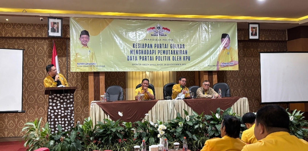 Golkar Jatim Bekali LO se-Jawa Timur, Tekankan Peran Strategis sebagai Narahubung KPU