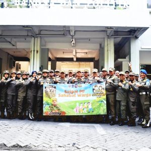 Satpol PP Surabaya Punya Semangat Baru Sebagai Sahabat Warga
