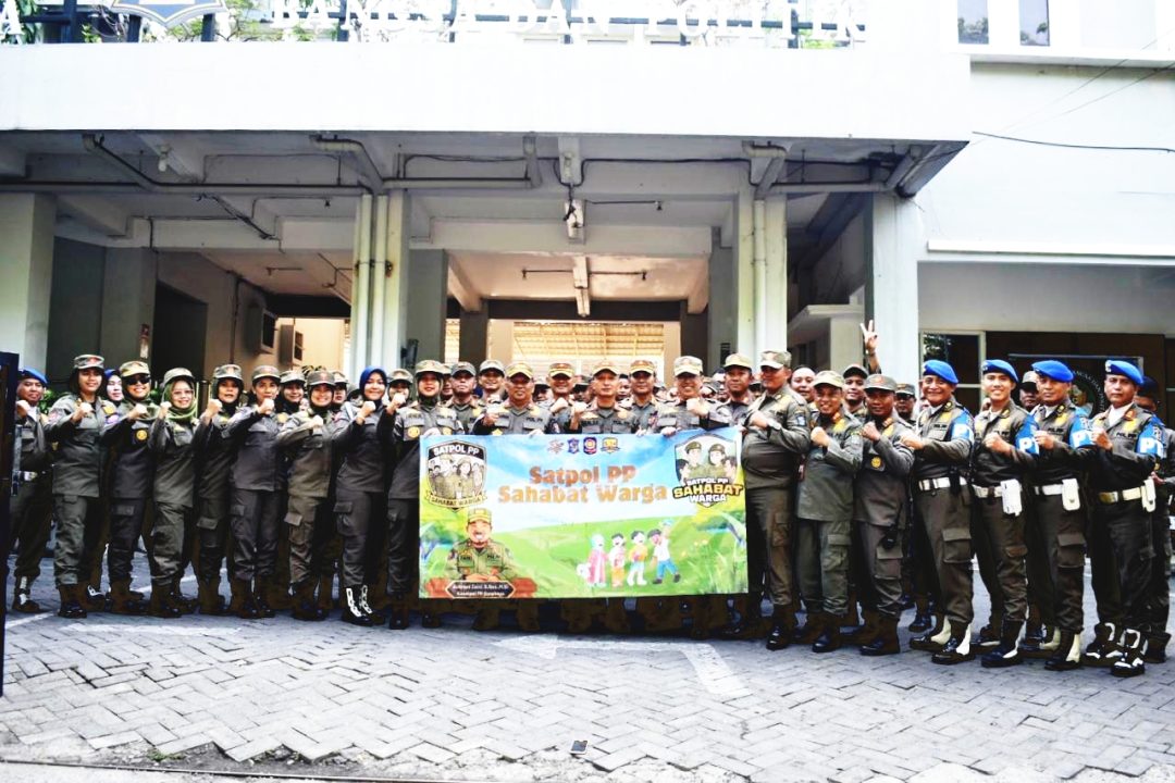 Satpol PP Surabaya Punya Semangat Baru Sebagai Sahabat Warga
