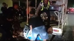 Dua Pemuda Sembrono Tewas, Naik Motor Malam Hari Tanpa Lampu Dilibas Minibus