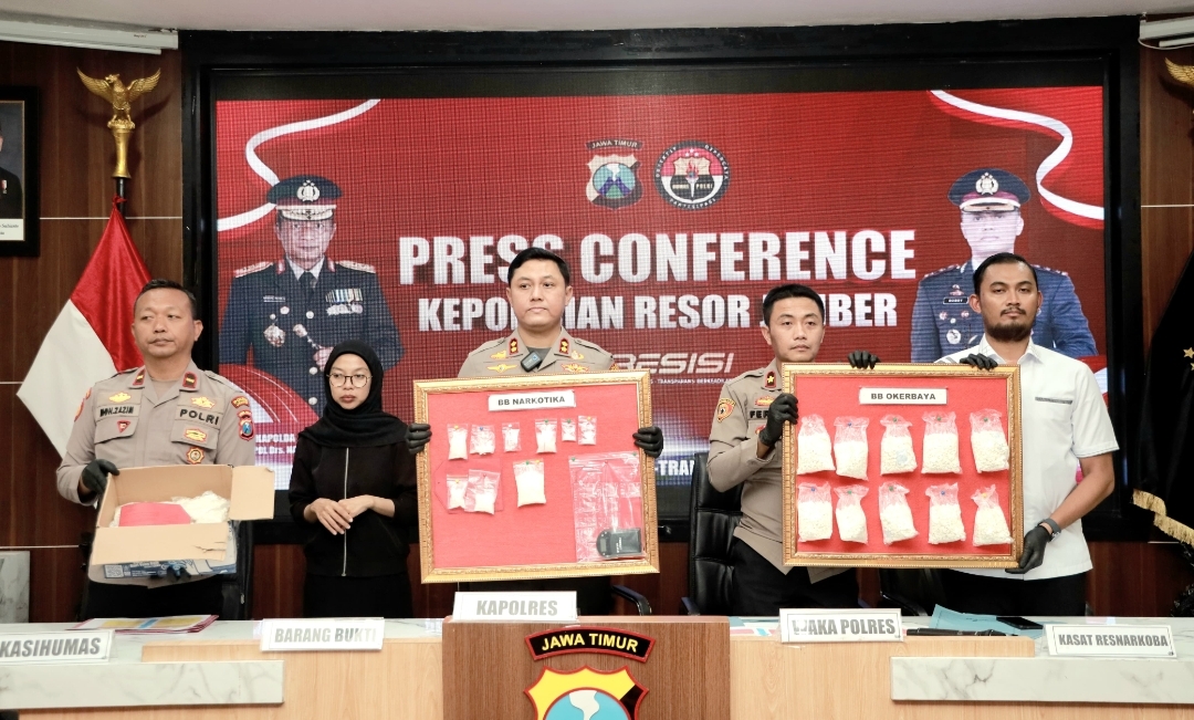 Polres Jember Bongkar Jaringan Narkoba, 15 Tersangka Diamankan