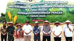 Polres Blitar bersama CV. Lang Buana Lepas 15 Ton Jagung ke Bulog
