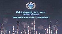 Baznas Jatim Nobatkan Eri Cahyadi sebagai Kepala Daerah Pengumpul Zakat Terbanyak