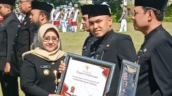 Kado Hari Jadi Magetan Ke 350, Nguntoronadi Sabet Penghargaan Terbaik Kecamatan Dalam Pelayanan Publik