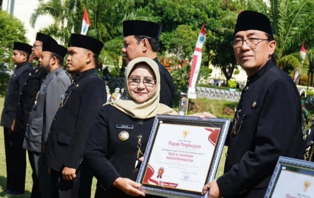 Berkat Pelayanan Prima RSUD dr. Sayidiman Raih Penghargaan Dalam Hari Jadi Magetan