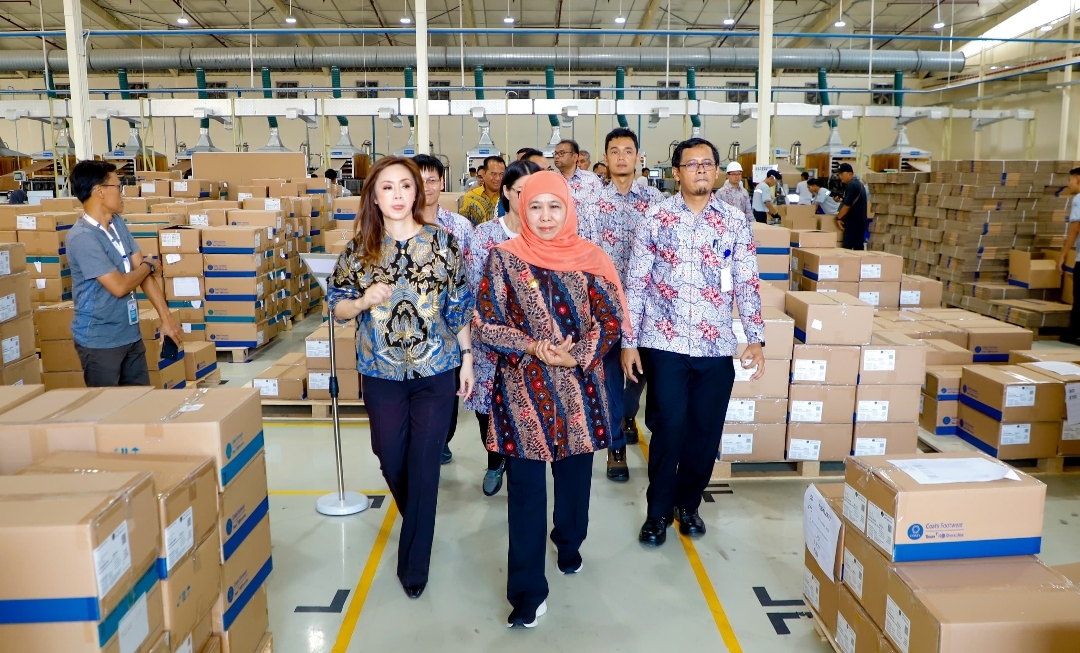 Gubernur Khofifah Resmikan Pembangunan Proyek Alas Kaki Terintegrasi Terbesar Pertama di Indonesia