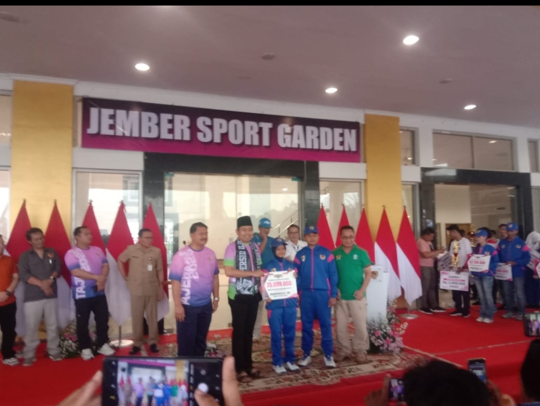 Bupati Fawait Beri Reward Puluhan Juta dan Beasiswa Untuk Para Alit Jember di Ajang Porprov Jatim 2025