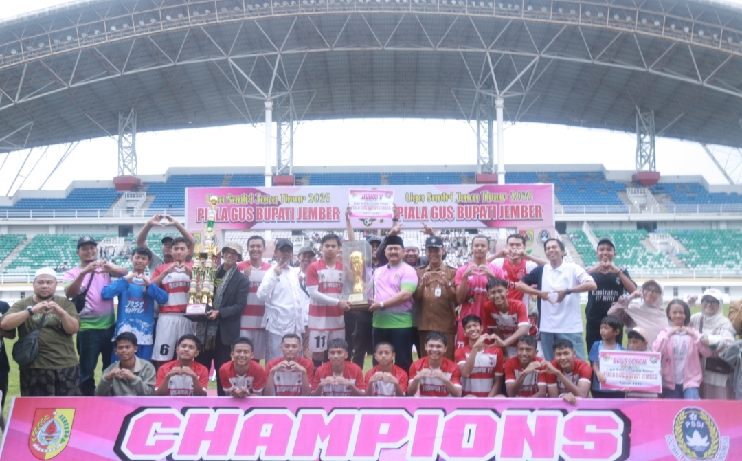 Piala Bupati Jember Liga Santri 2025 Berkahir,Santri Juara, Santri Berdaya