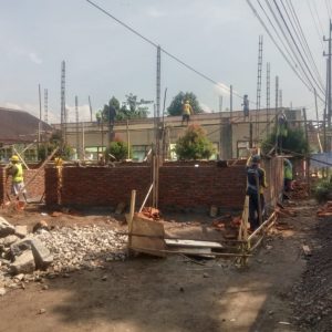 Dana APBN,15 Hari Pekerjaan Revitalisasi Gedung Sekolah SDN Curah Malang 01 Tak Gunakan Molen