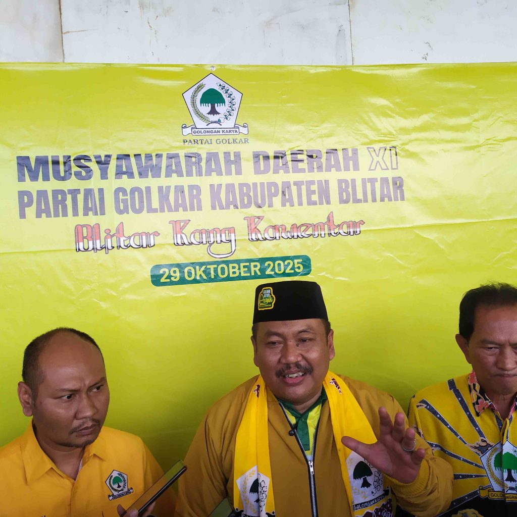 Musda XI Partai Golkar, Ali Mufti: Pentingnya Struktural yang Kuat di Kabupaten Blitar Musda XI Partai Golkar, Ali Mufti: Pentingnya Struktural yang Kuat di Kabupaten Blitar
