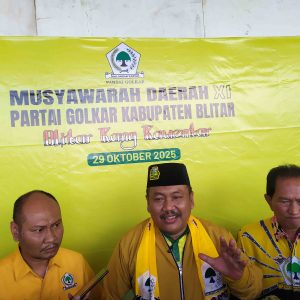 Musda XI Partai Golkar, Ali Mufti: Pentingnya Struktural yang Kuat di Kabupaten Blitar