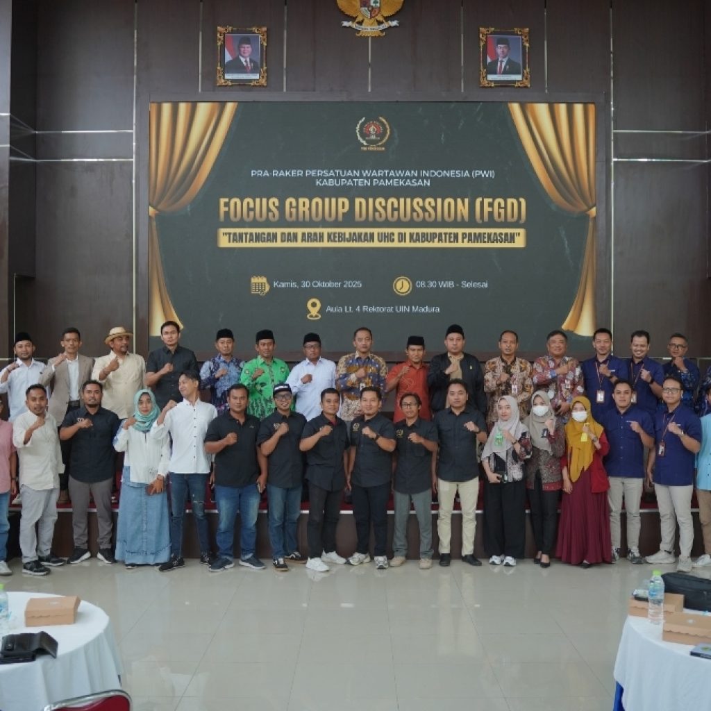 PWI Pamekasan Gelar FGD tentang UHC, Layanan Kesehatan Disorot