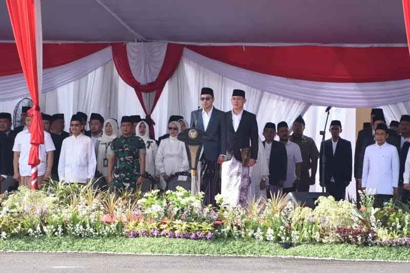 Ketua DPRD Sidoarjo H Abdilah Nasih Pimpin Upacara Hari Santri