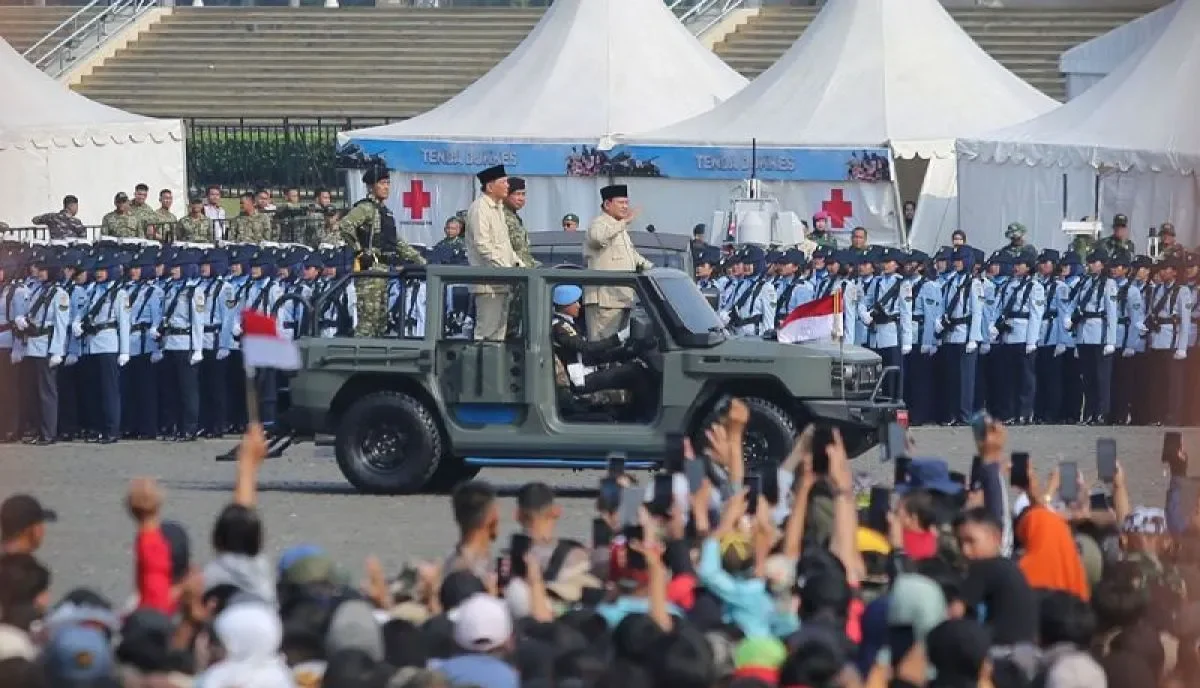 Peringatan HUT TNI Ke 80, Presiden Prabowo Minta TNI Siap Hadapi Dinamika Global