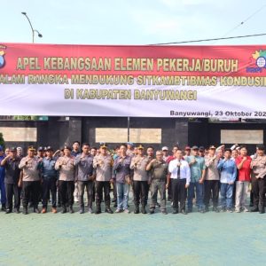 Apel Kebangsaan Serikat Pekerja dan Buruh Dukung Polri Jaga Kamtibmas