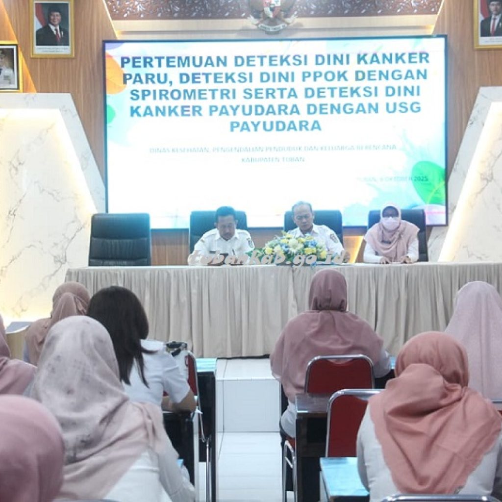 Dinkes P2KB Tuban Gelar Pertemuan Deteksi Dini Penyakit Tidak Menular Dinkes P2KB Tuban Gelar Pertemuan Deteksi Dini Penyakit Tidak Menular