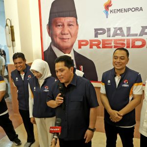 Hadiri Final Piala Presiden 2025, Menpora Apresiasi Pemkot Surabaya