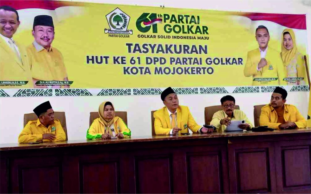 Plt. Ketua Yulianto PH, Calon Ketua Golkar Kota Mojokerto Wajib Penuhi Enam Syarat