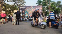 Lautan Vespa Serbu Kota Kediri, Scooter Festival Jadi Pesta Jalanan dan Ekonomi Kreatif
