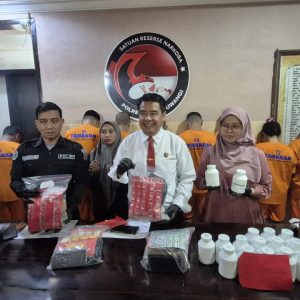 Semangat Sumpah Pemuda, Polresta Banyuwangi Gulung 25 Tersangka Narkoba dalam Satu Bulan
