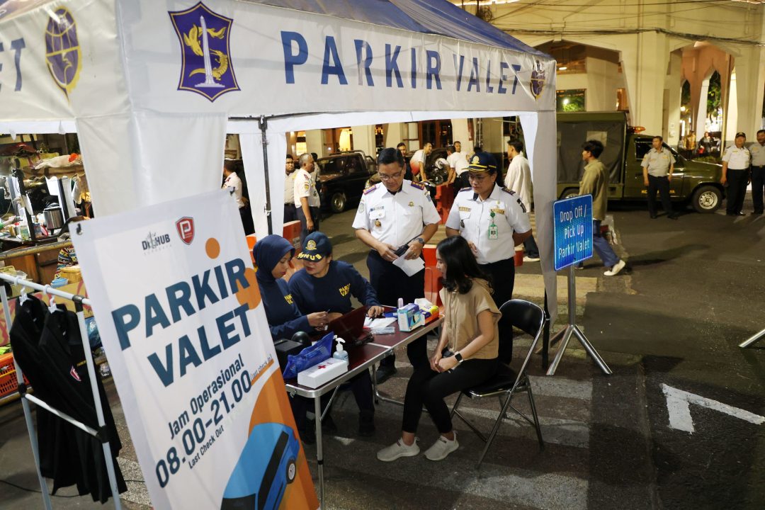 Dishub Surabaya Mulai Terapkan Parkir Valet di Kawasan Jalan Tunjungan