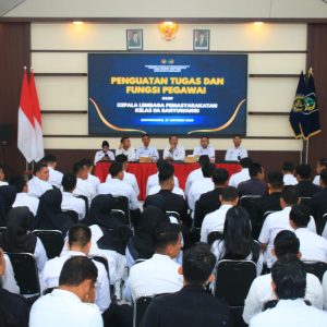 Kalapas Banyuwangi Tekankan Profesionalitas dalam Menjalankan Tugas