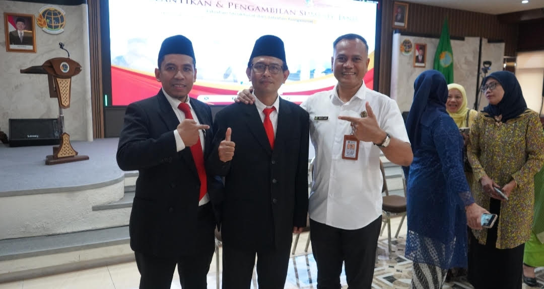 Ghilman Afifuddin : Pejabat Baru Semoga Amanah dan Tingkatkan Layanan Masyarakat