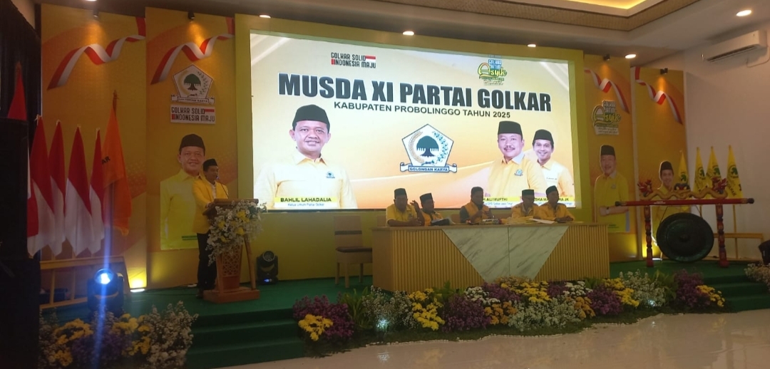 Luara Biasa, Oka Mahendra Tiga Periode Pimpin Golkar Kab. Probolinggo