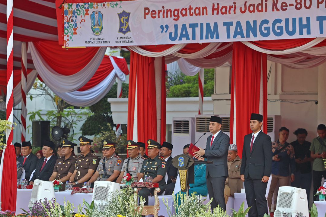 HUT ke-80 Provinsi Jatim, Eri Harapkan Adanya Sinergi Kuat Tuntaskan Kemiskinan Ekstrem