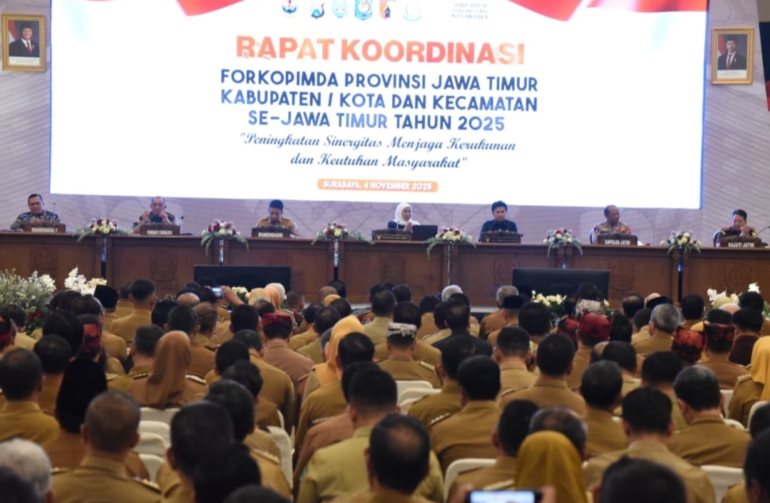 Hadiri Rakor Forkopimda Jatim, Bupati H. Subandi Perkuat Kolaborasi Menciptakan Kesejahteraan Sidoarjo