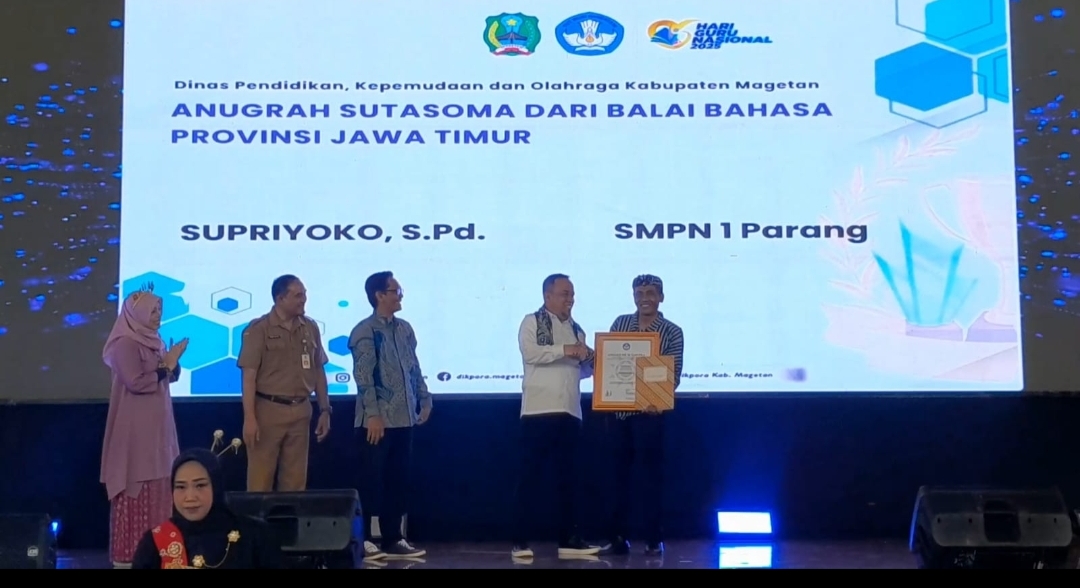 HGN 2025 : Dikpora Magetan Berikan Apresiasi Kepada Guru Berprestasi