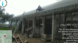 Pekerjaan 2,2 Milyar, Pekerja Revitalisasi Pembangunan Gedung SMPN 1 Gumukmas Tak Gunakan K3 Pekerjaan 2,2 Milyar, Pekerja Revitalisasi Pembangunan Gedung SMPN 1 Gumukmas Tak Gunakan K3