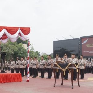 Kapolresta Sidoarjo Pimpin Sertijab Pejabat Utama dan Kapolsek Jajaran